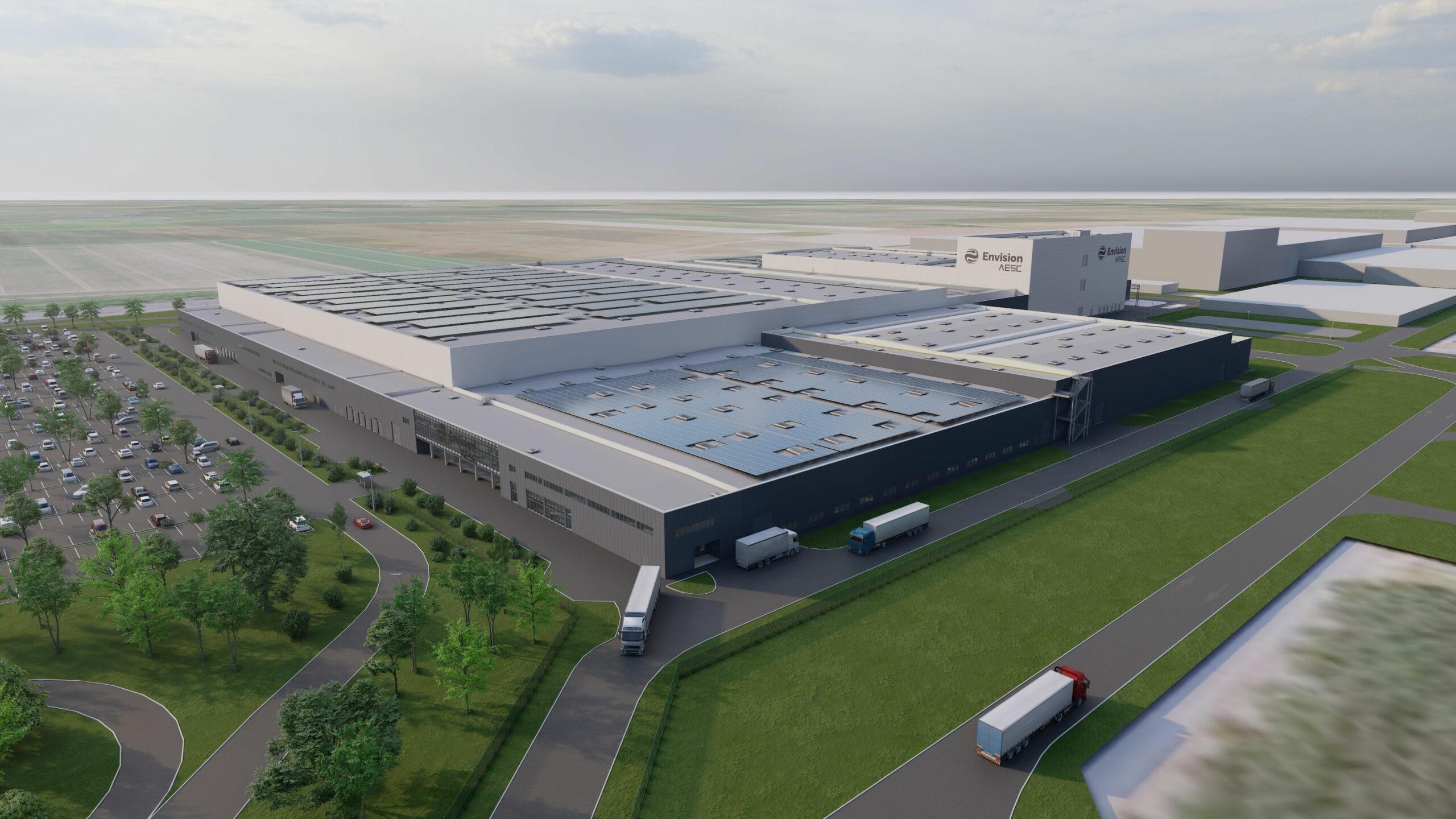 image du Gigafactory pour lequel AtomBIM est BIM manager