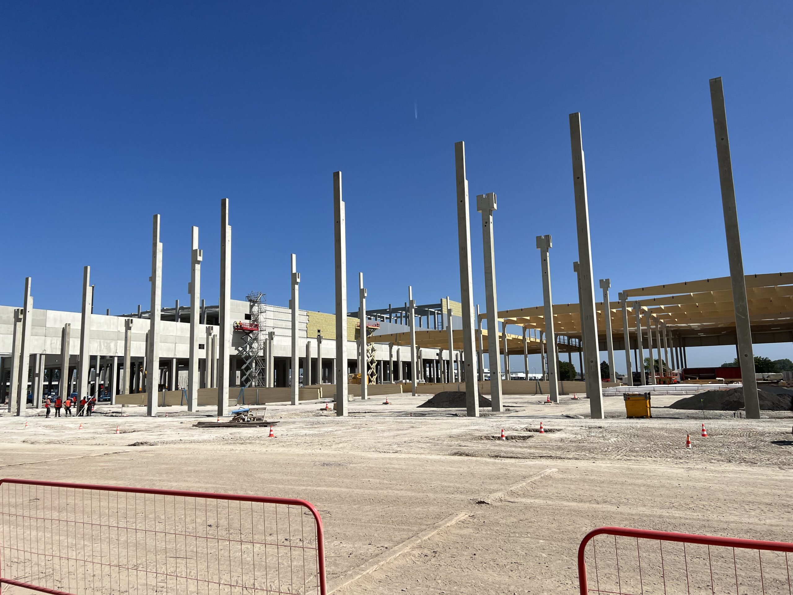 chantier gigafactory pour lequel AtomBIM est BIM manager