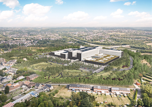 image Grand hôpital de Charleroi pour lequel AtomBIM a fait l'accompagnement BIM