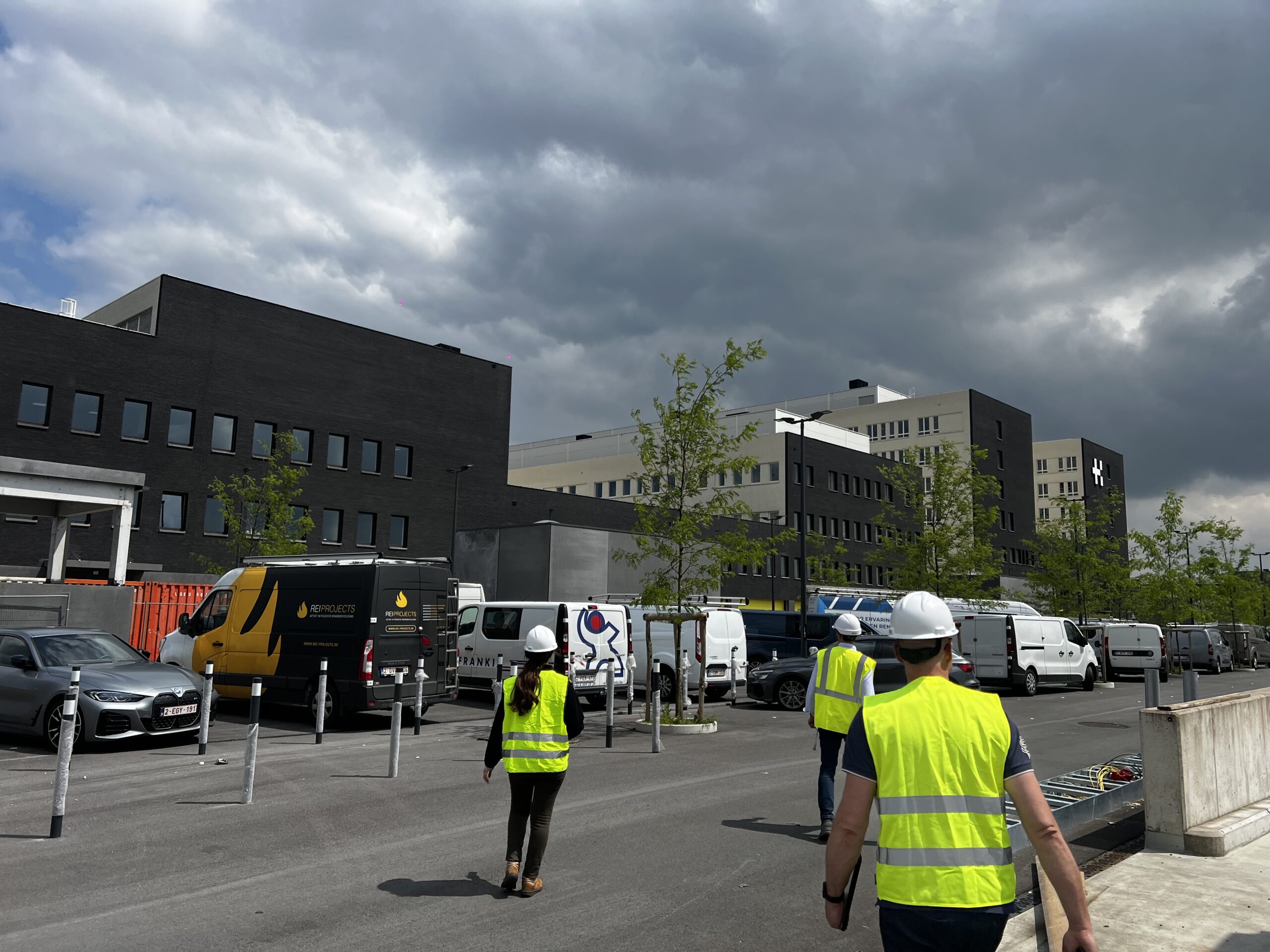 synthèse technique pour GHDC Charleroi : arrivé sur place