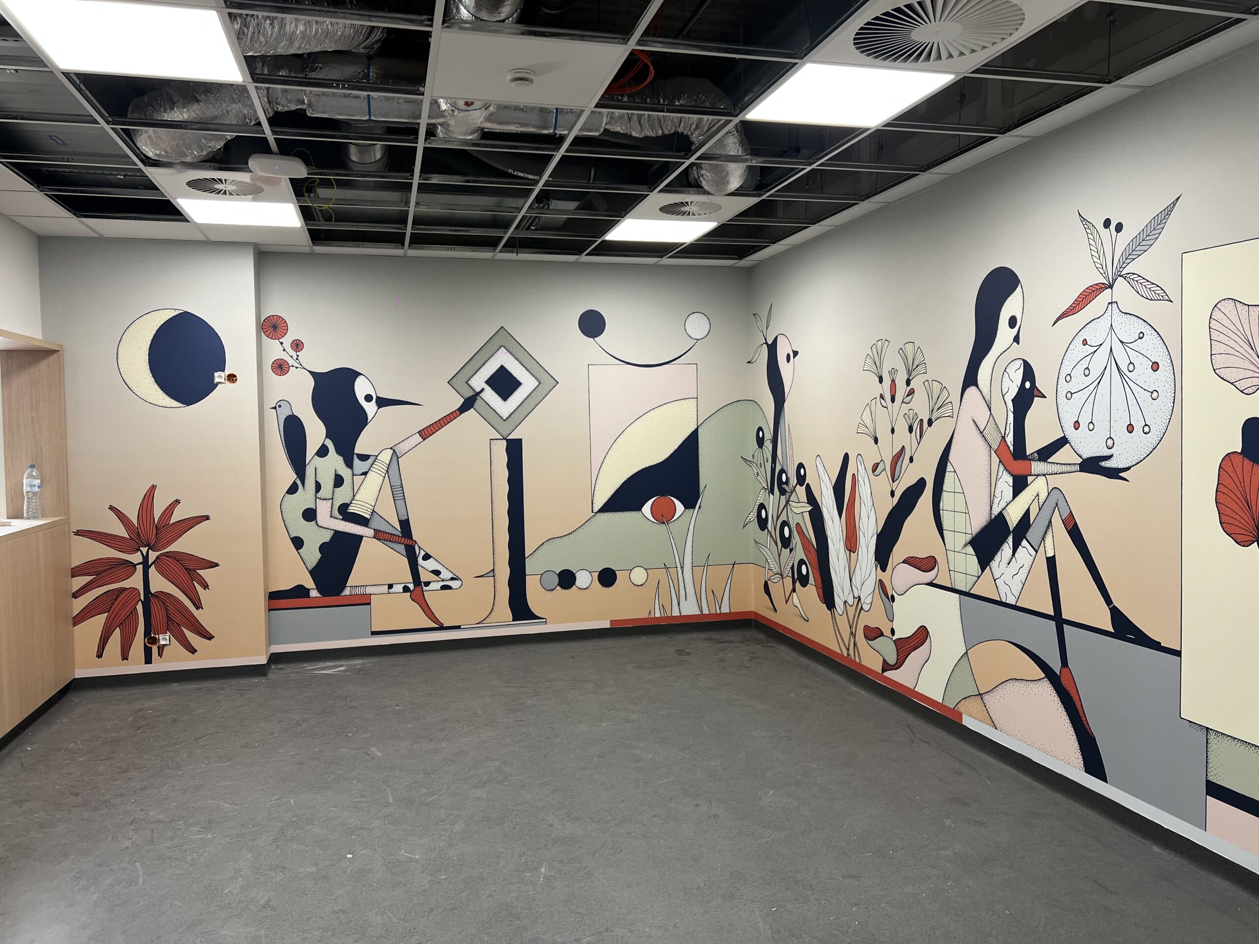 une zone d'accueil au GHDC